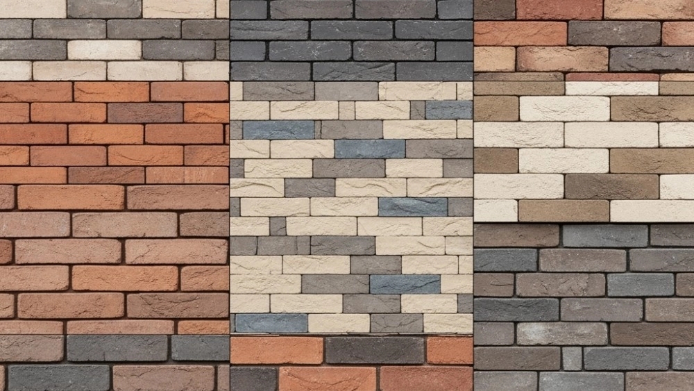 Types of modern and classic building brick; Direct production of Fakhari Factory